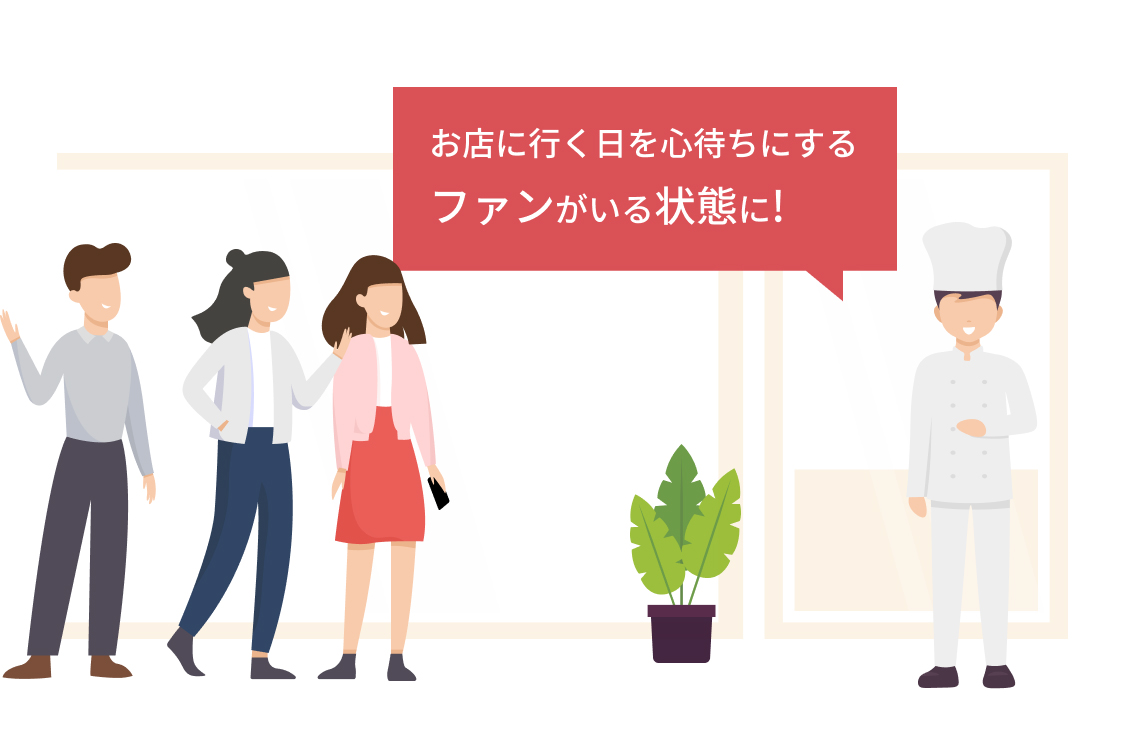 リピーターの獲得